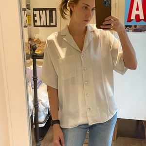 Satin button down from H&M